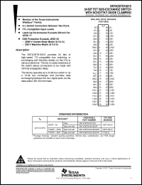 Click here to download SN74CBTS16212DLG4 Datasheet