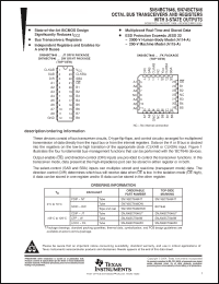 Click here to download SN74BCT646DWG4 Datasheet