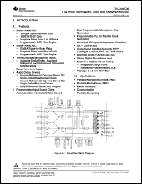 Click here to download TLV320AIC26_08 Datasheet