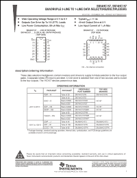 Click here to download SN74HC157DBR Datasheet