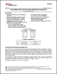 Click here to download TPD2F702 Datasheet