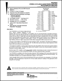 Click here to download TPA2000D4_07 Datasheet