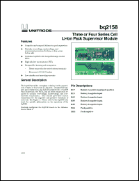 Click here to download BQ2158B- Datasheet