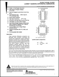 Click here to download TLC374CPWG4 Datasheet