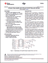 Click here to download THS7364IPW Datasheet