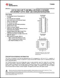 Click here to download TCA9539RTWR Datasheet