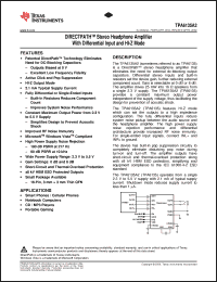 Click here to download TPA6135A2RTER Datasheet