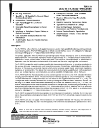 Click here to download TLK4120IZPV Datasheet