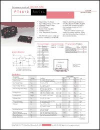 Click here to download PT6610 Datasheet