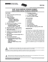 Click here to download DSD1794ADBG4 Datasheet
