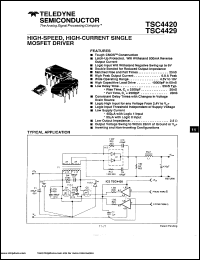 Click here to download TSC4429MJA Datasheet