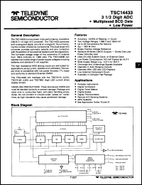 Click here to download TC14433EBQ Datasheet