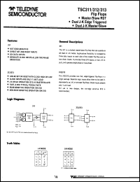 Click here to download TSC312BL Datasheet