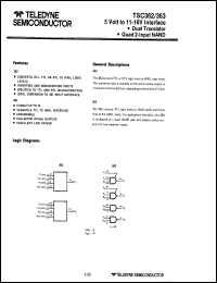 Click here to download TSC362CL Datasheet
