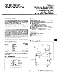 Click here to download TSC429Y Datasheet