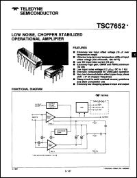 Click here to download TSC7652IJD Datasheet