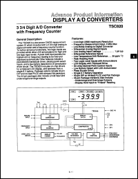 Click here to download TC820EPL Datasheet