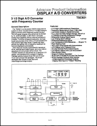 Click here to download TC821CKW Datasheet