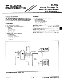 Click here to download TSC500IJE Datasheet