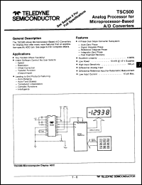 Click here to download TSC500AIJE Datasheet