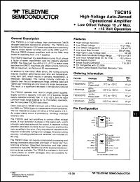 Click here to download TSC915CPA Datasheet
