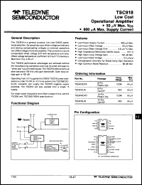 Click here to download TSC918COD Datasheet