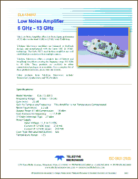 Click here to download CLA-13-6013 Datasheet