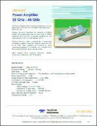 Click here to download CMA-40-2610 Datasheet