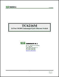 Click here to download TC6216 Datasheet