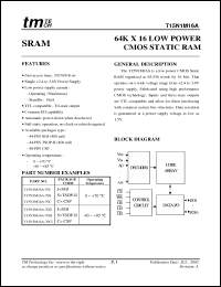 Click here to download T15N1M16A-70 Datasheet