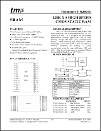 Click here to download T14L1024A-10J Datasheet