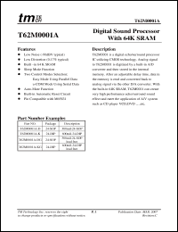 Click here to download T62M0001A-KG Datasheet