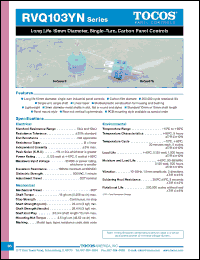 Click here to download RVQ10YN10SB101M Datasheet