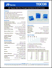 Click here to download J9WB103K Datasheet