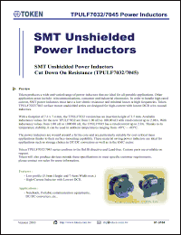 Click here to download TPULF7045-100M Datasheet