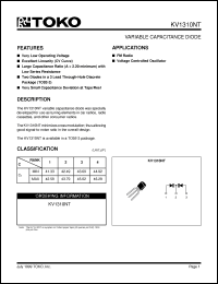 Click here to download KV1310 Datasheet