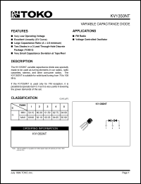 Click here to download KV1350NT Datasheet