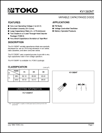 Click here to download KV1360NT Datasheet