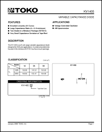 Click here to download KV1405TL Datasheet