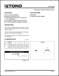 Click here to download KV1440TL Datasheet