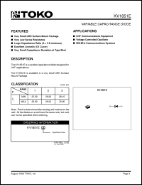 Click here to download KV1851ETR Datasheet