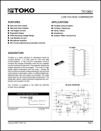 Click here to download TK10651 Datasheet