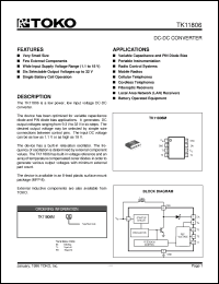 Click here to download TK11806MBX Datasheet
