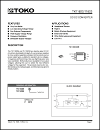 Click here to download TK11823MTL Datasheet