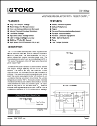 Click here to download TK11932MTL Datasheet