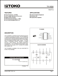 Click here to download TK14584MTL Datasheet