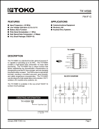 Click here to download TK14588 Datasheet