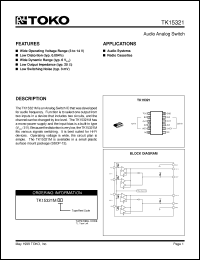 Click here to download TK15321MTL Datasheet
