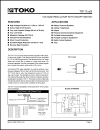 Click here to download TK11132SIL Datasheet