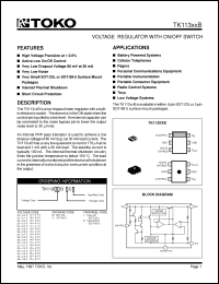 Click here to download TK11334BMCL Datasheet